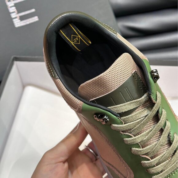 Green Dunhill Mens Mesh Breathable Sneakers - Picture 9 of 10